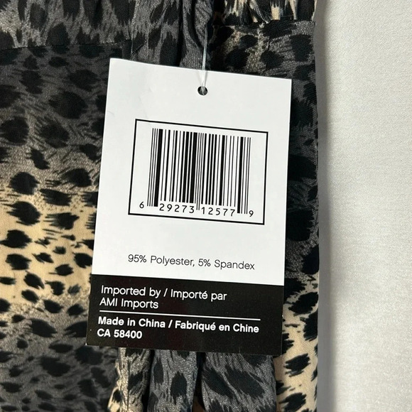 Vintage NWT skirt,faux wrap,animal print,Ruching , ruffles,boho,gypsy,flowy, - Picture 8 of 12